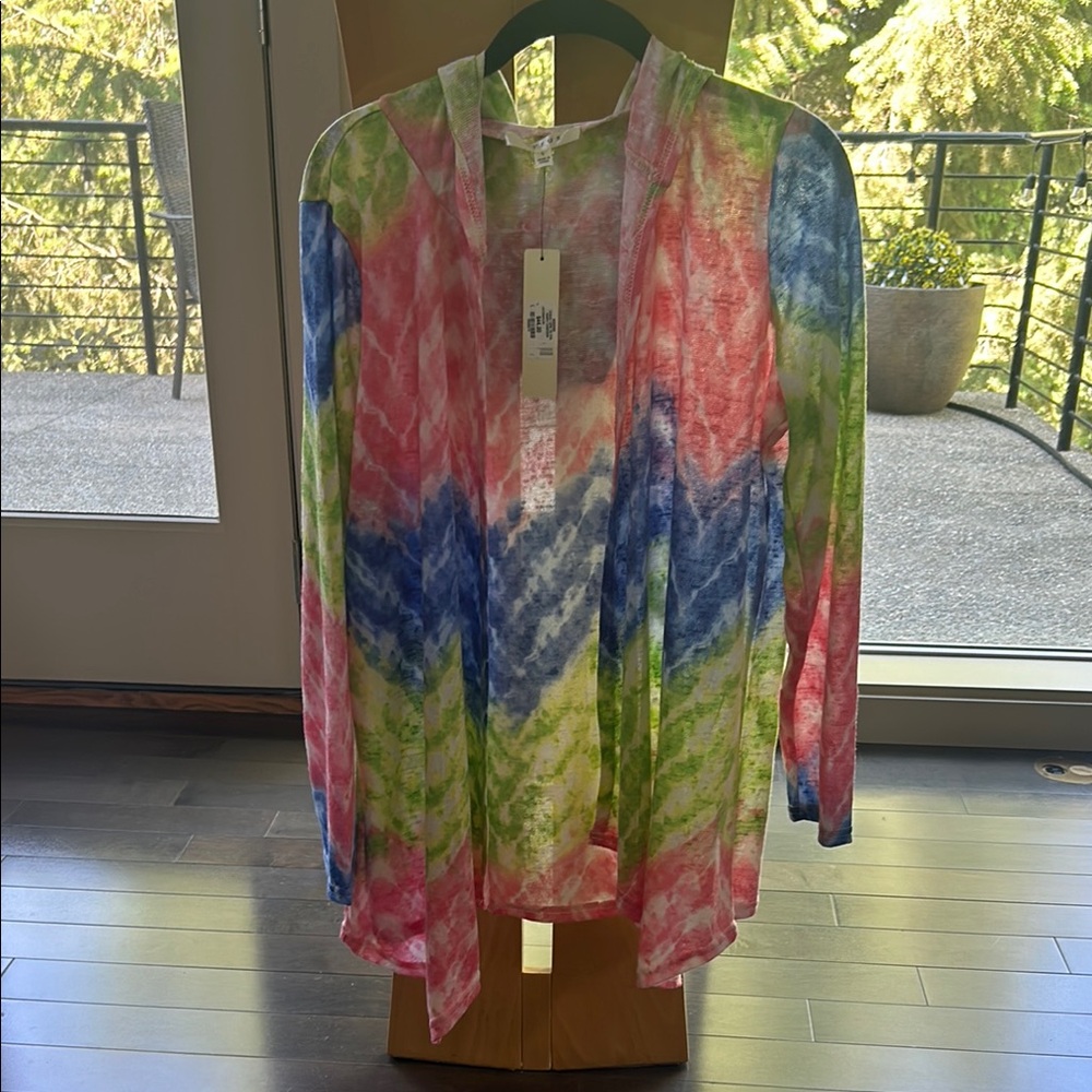 Cyrus Multicolor Tie-Dye Cardigan